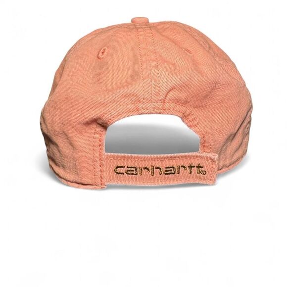 Carhartt Women's Pink Adjustable Baseball Cap with leather logo patch Hat - Picture 4 of 7
